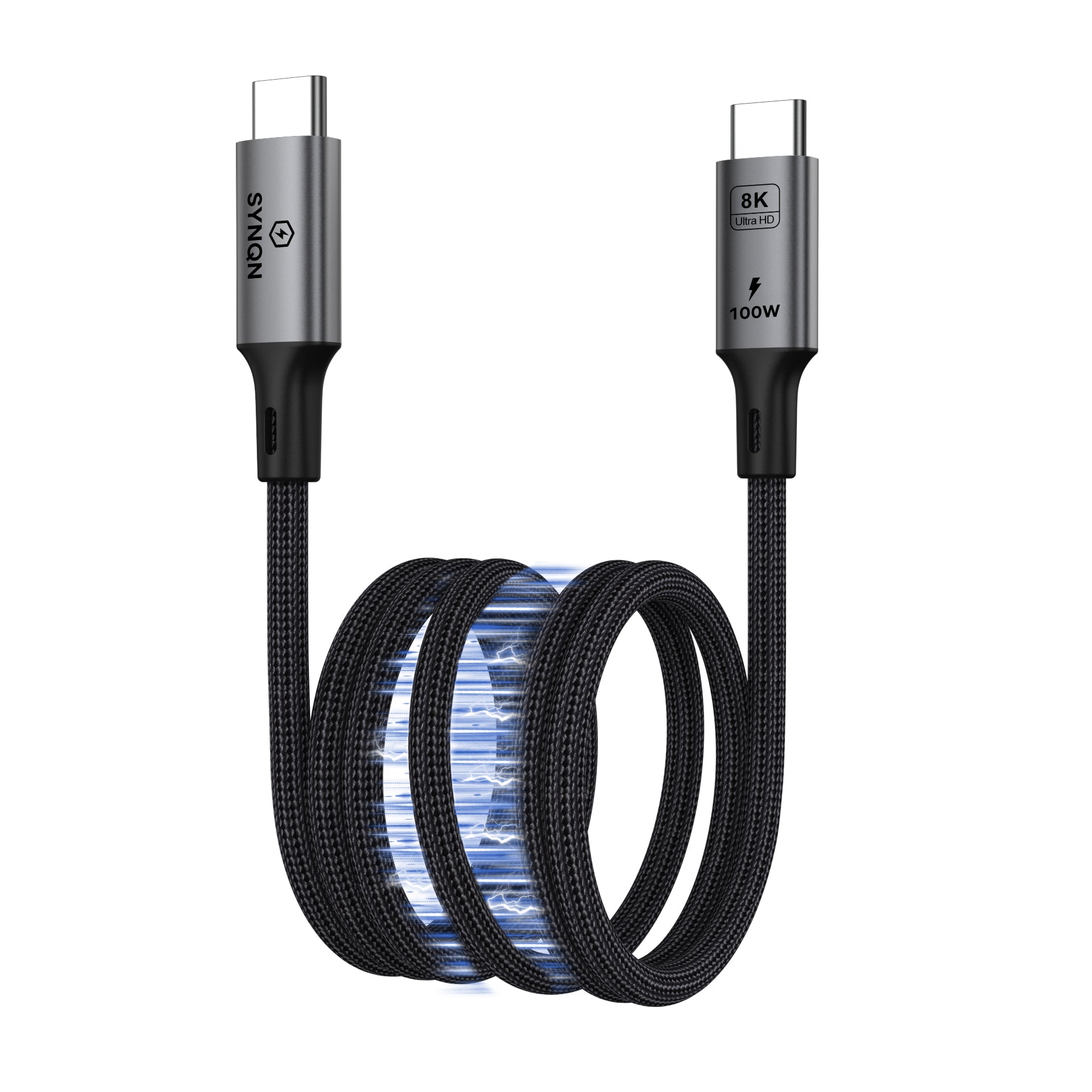 SYNQN USB4.0 C to C  1M magnetic data cable