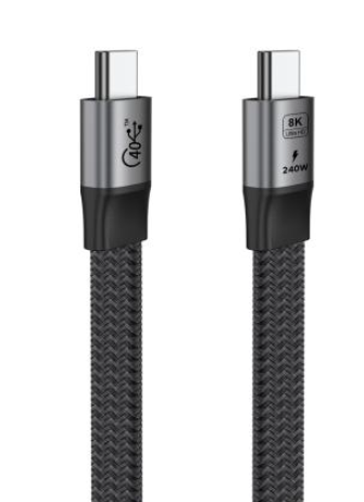 SYNQN USB4.0 Gen 3 1M flat Cable Type C to C Copper